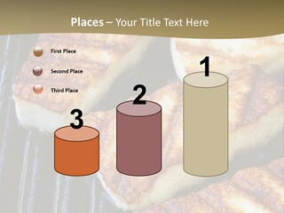 Grilling Saganaki Food PowerPoint Template