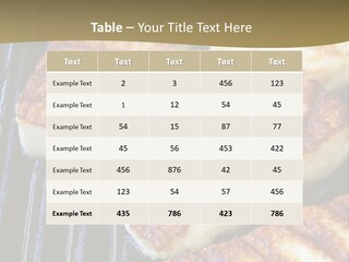 Grilling Saganaki Food PowerPoint Template