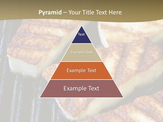 Grilling Saganaki Food PowerPoint Template