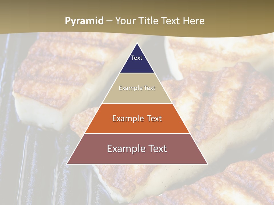 Grilling Saganaki Food PowerPoint Template