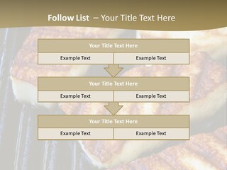 Grilling Saganaki Food PowerPoint Template