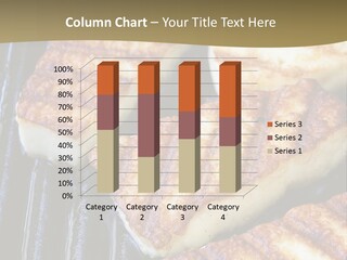 Grilling Saganaki Food PowerPoint Template