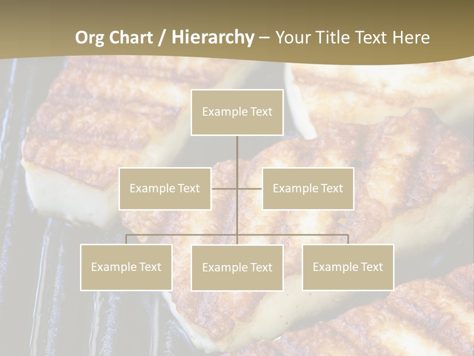 Grilling Saganaki Food PowerPoint Template