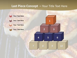 Grilling Saganaki Food PowerPoint Template