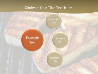 Grilling Saganaki Food PowerPoint Template