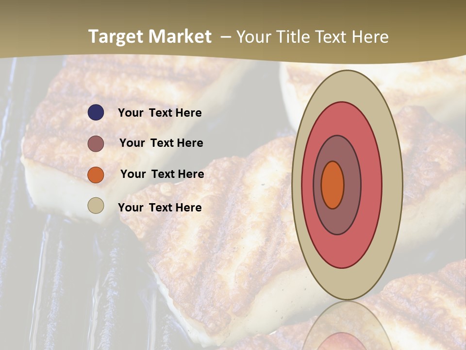 Grilling Saganaki Food PowerPoint Template