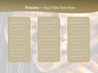 Grilling Saganaki Food PowerPoint Template