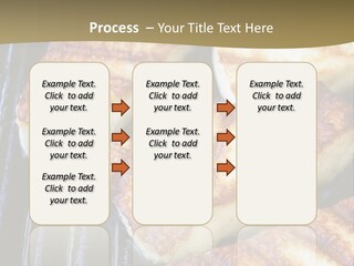 Grilling Saganaki Food PowerPoint Template