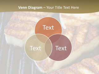 Grilling Saganaki Food PowerPoint Template