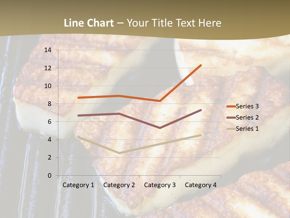 Grilling Saganaki Food PowerPoint Template