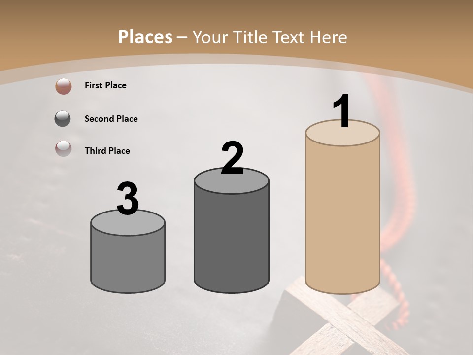 Necklace Christian Black PowerPoint Template