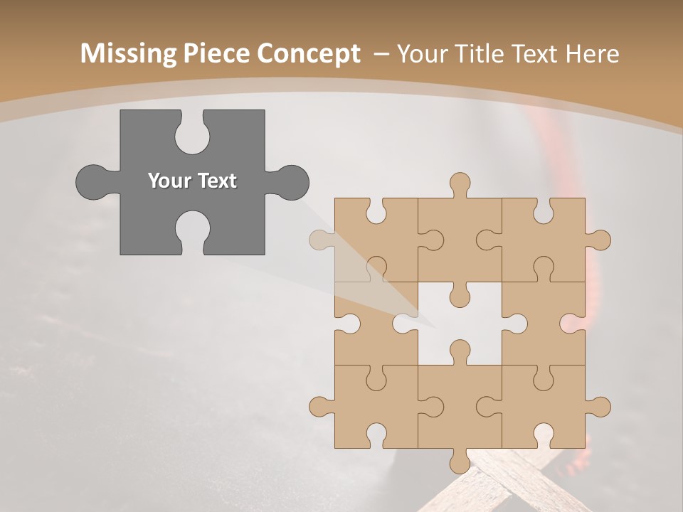 Necklace Christian Black PowerPoint Template