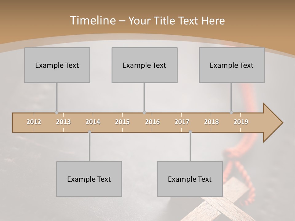 Necklace Christian Black PowerPoint Template