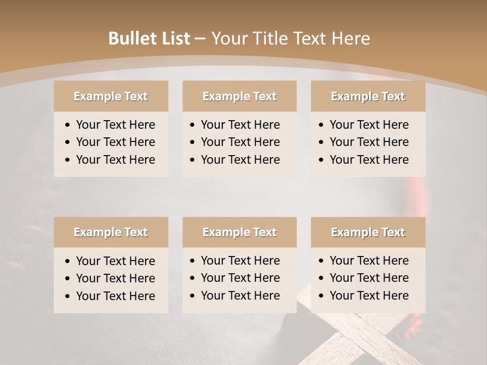 Necklace Christian Black PowerPoint Template