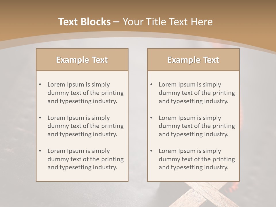 Necklace Christian Black PowerPoint Template