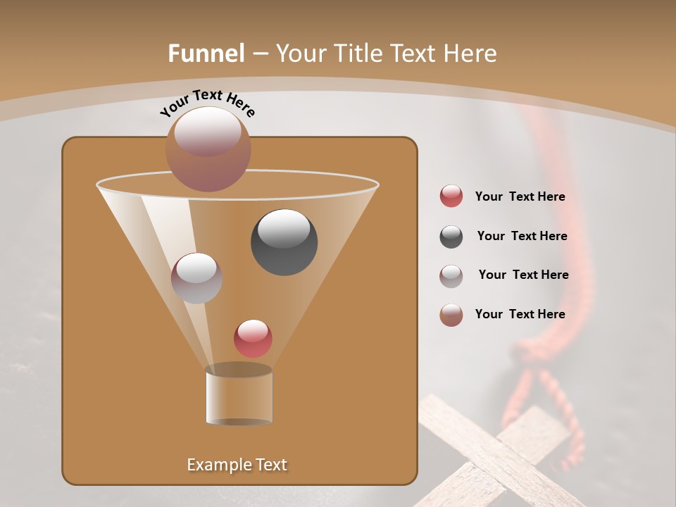 Necklace Christian Black PowerPoint Template