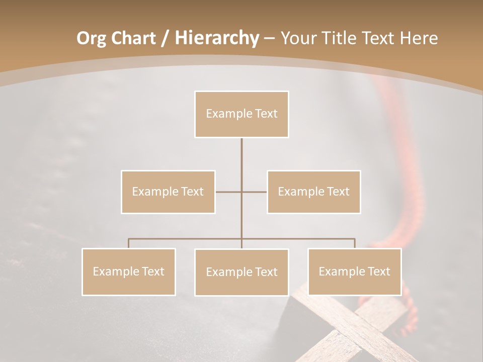 Necklace Christian Black PowerPoint Template