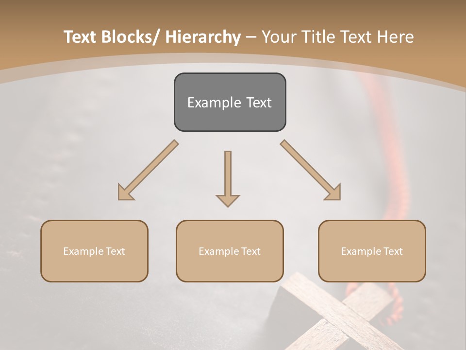 Necklace Christian Black PowerPoint Template