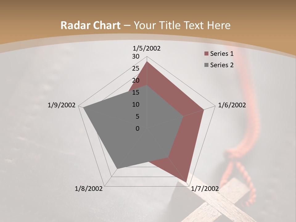 Necklace Christian Black PowerPoint Template