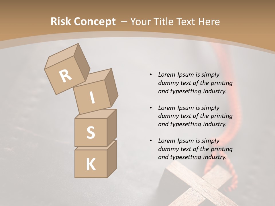 Necklace Christian Black PowerPoint Template