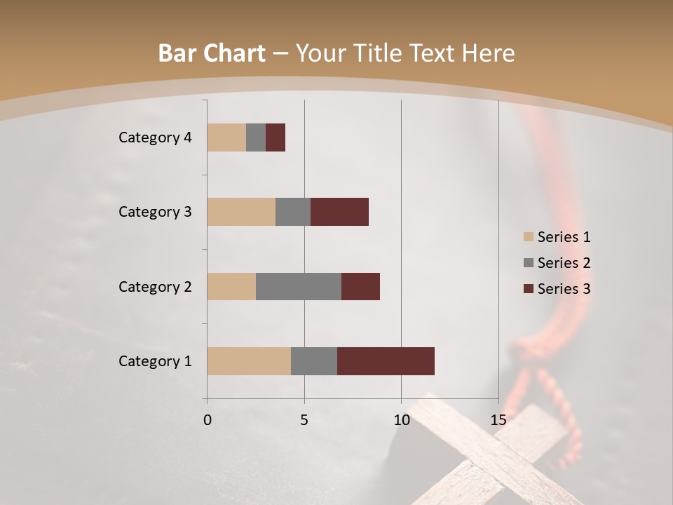 Necklace Christian Black PowerPoint Template