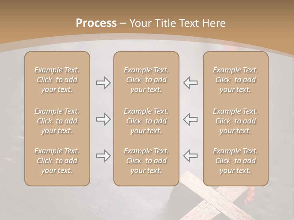 Necklace Christian Black PowerPoint Template