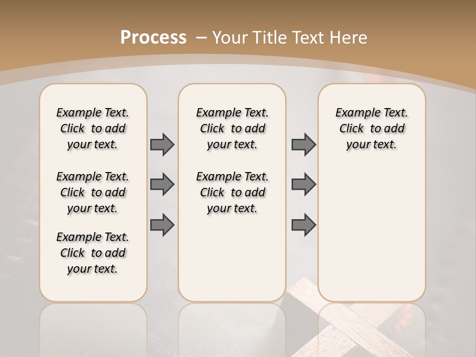 Necklace Christian Black PowerPoint Template