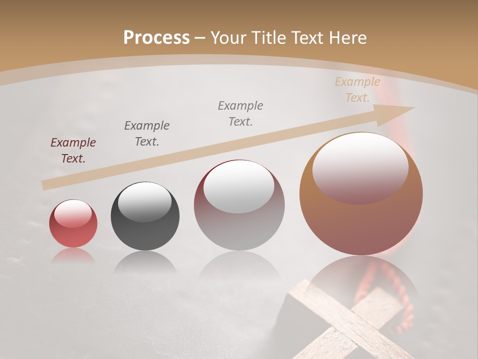 Necklace Christian Black PowerPoint Template