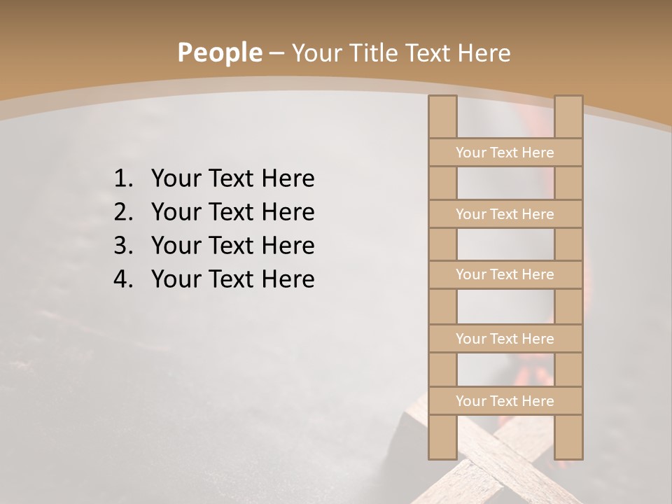 Necklace Christian Black PowerPoint Template