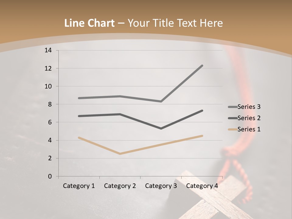 Necklace Christian Black PowerPoint Template