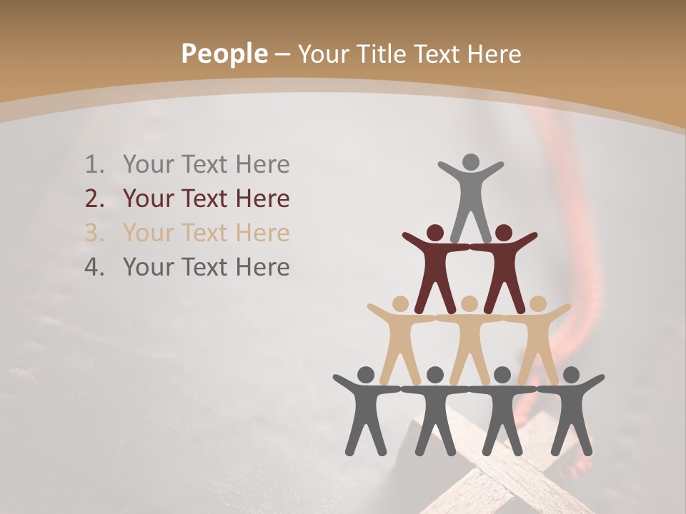 Necklace Christian Black PowerPoint Template