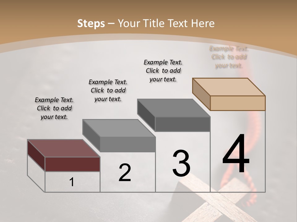 Necklace Christian Black PowerPoint Template
