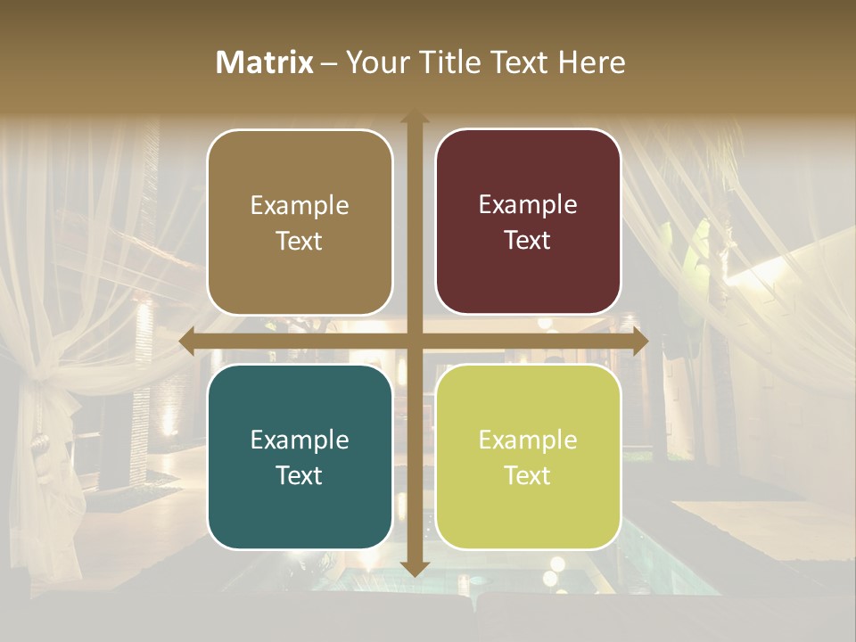 House Tourist Holiday PowerPoint Template