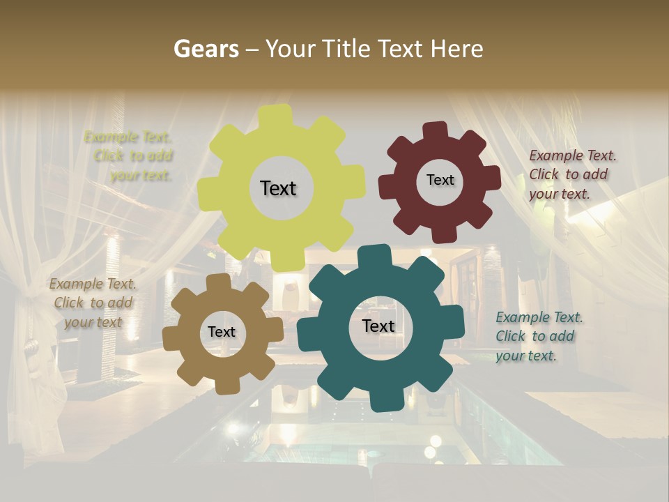 House Tourist Holiday PowerPoint Template