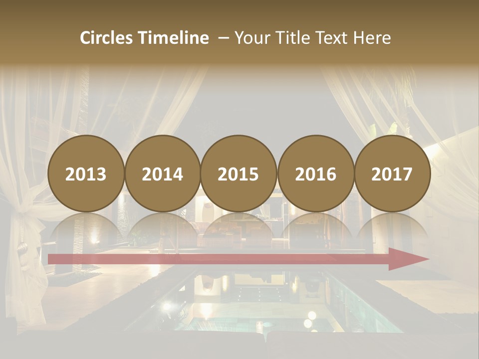 House Tourist Holiday PowerPoint Template