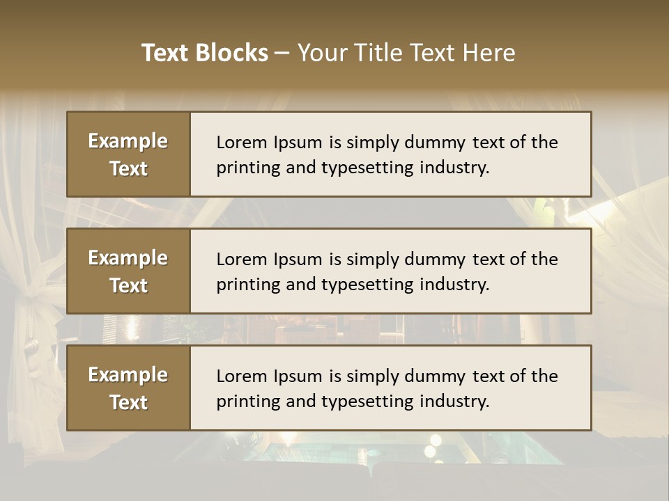 House Tourist Holiday PowerPoint Template