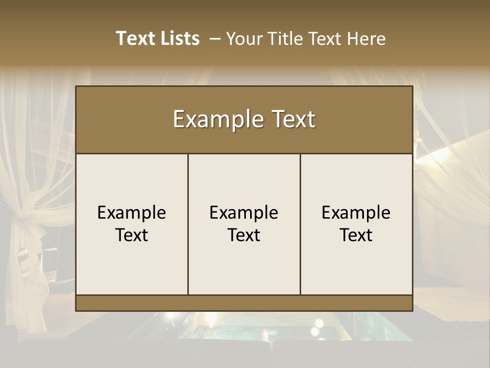 House Tourist Holiday PowerPoint Template