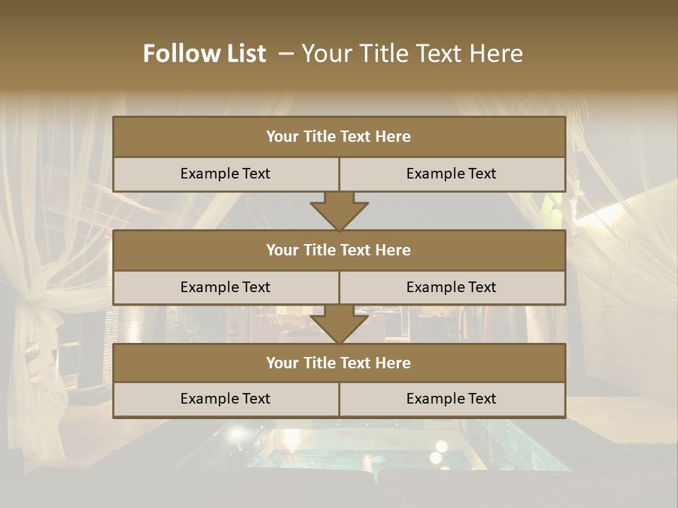 House Tourist Holiday PowerPoint Template