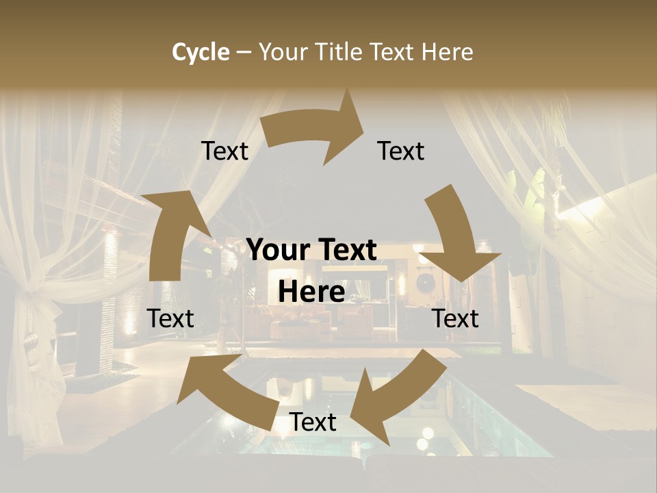 House Tourist Holiday PowerPoint Template