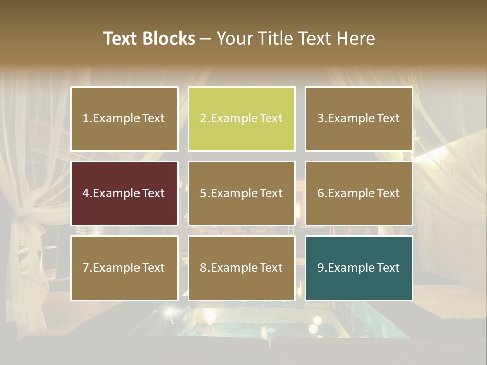 House Tourist Holiday PowerPoint Template