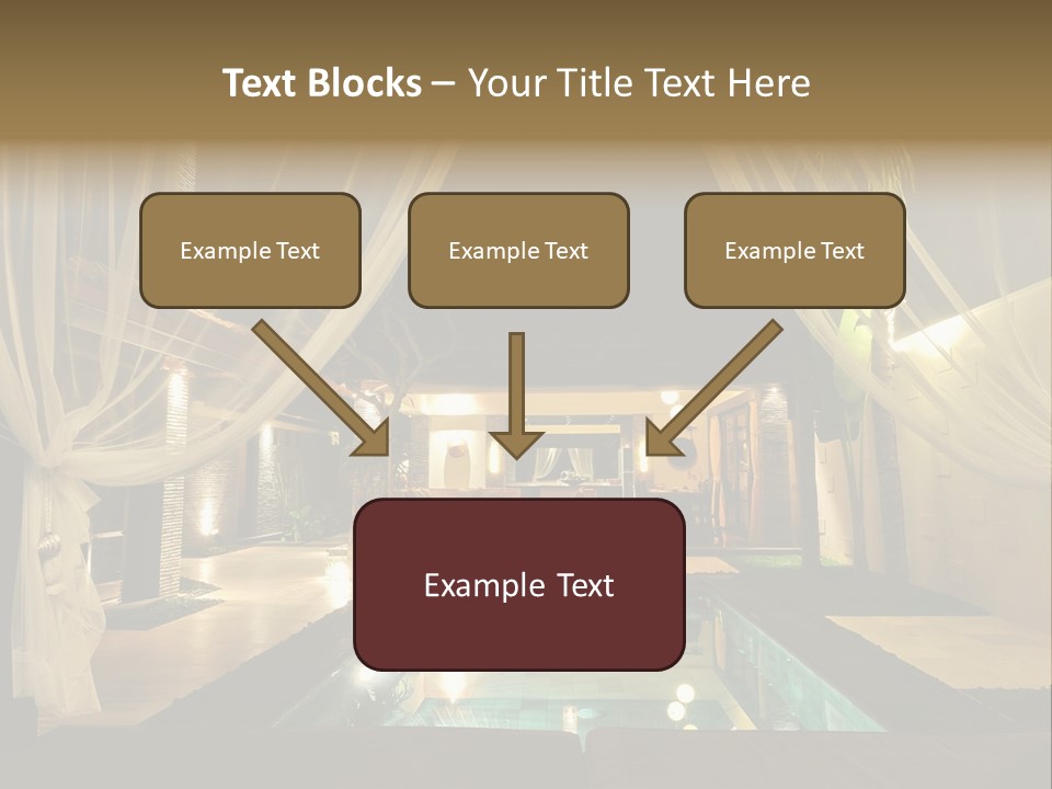 House Tourist Holiday PowerPoint Template