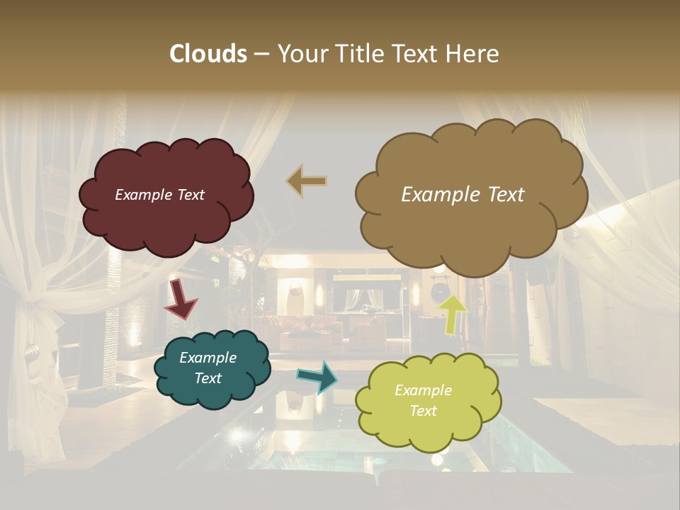 House Tourist Holiday PowerPoint Template