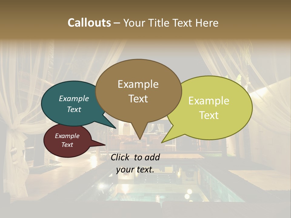 House Tourist Holiday PowerPoint Template