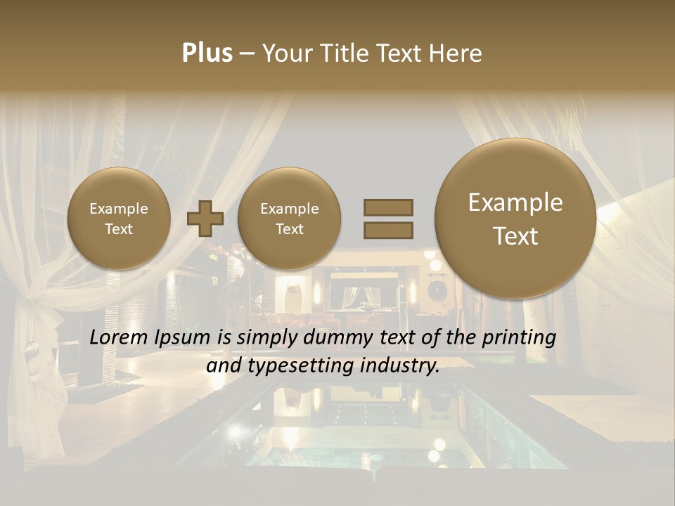 House Tourist Holiday PowerPoint Template