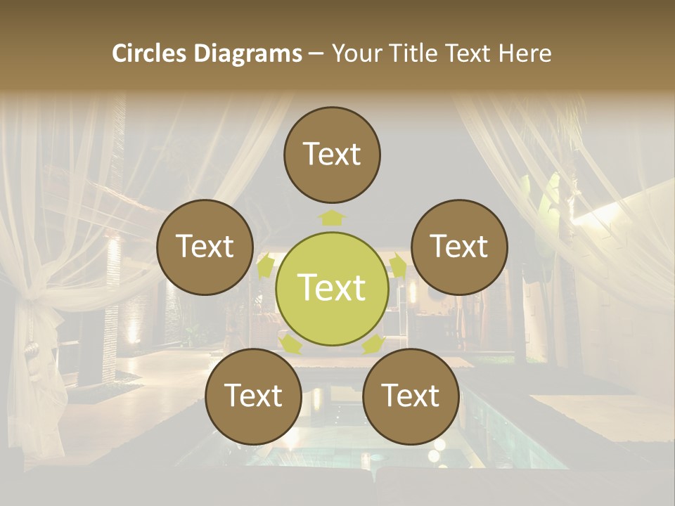 House Tourist Holiday PowerPoint Template