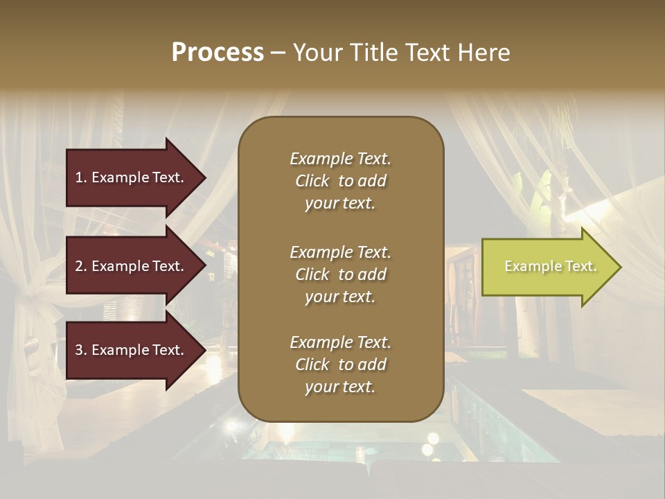 House Tourist Holiday PowerPoint Template