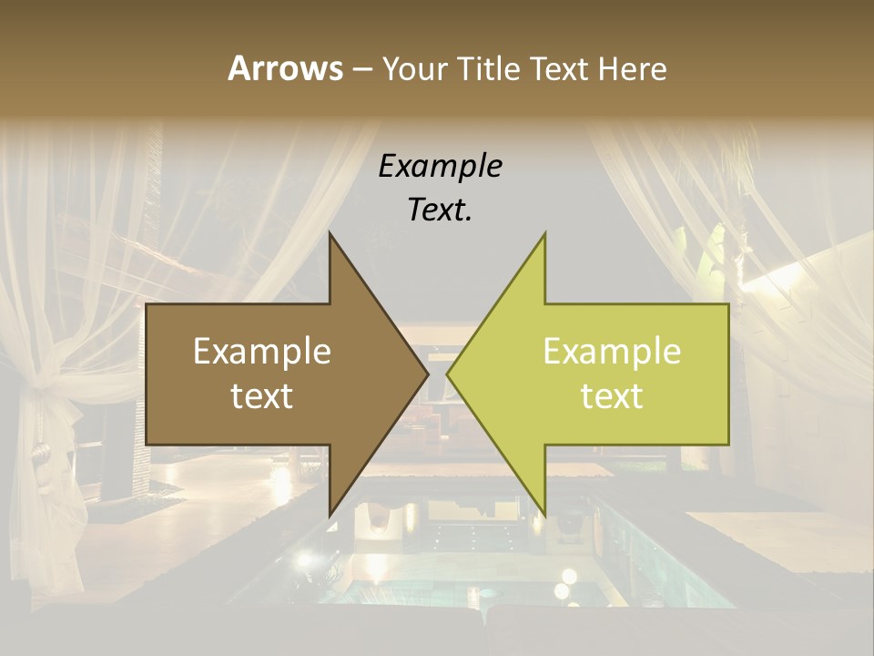 House Tourist Holiday PowerPoint Template