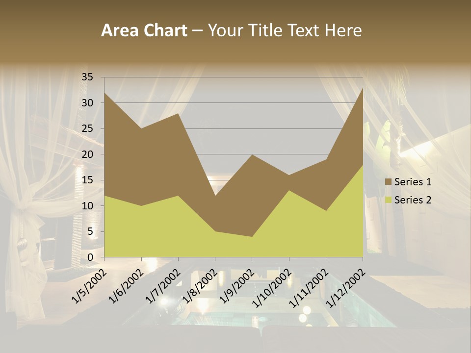House Tourist Holiday PowerPoint Template