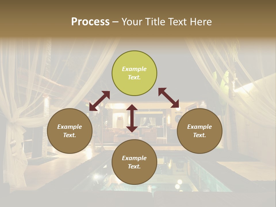 House Tourist Holiday PowerPoint Template