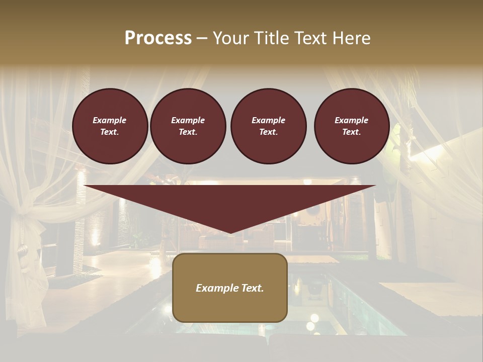 House Tourist Holiday PowerPoint Template